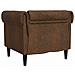 Poltrona Chesterfield Argille Marrone 78.5 x 74.5 x 74.5 cm - Foto miniatura 6