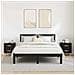 Armadietto per letto 2 pcs Rovere nero 40 x 35 x 47,5 cm - Foto miniatura 4