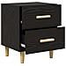 Armadietto per letto 2 pcs Rovere nero 40 x 35 x 47,5 cm - Foto miniatura 5
