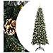Albero di Natale artificiale con 300 LED Verde 210 cm - Foto miniatura 1