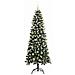 Albero di Natale artificiale con 300 LED Verde 210 cm - Foto miniatura 4