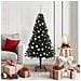 Albero di Natale con 150 LED con supporto Nero 150 cm PVC - Foto miniatura 2