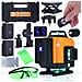 Livella Laser 16 Linee Rot16l - Precisione Professionale | Autolivellante, Ip54, 360° | Set Con Occhiali E Targa Verde - Foto miniatura 1