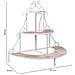 Scaffale Marrone, 101x52x96h Cm - Foto miniatura 3