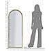 Specchio Con Cornice Vkh697-oro-mdf-150x55x2 Cm - Foto miniatura 8