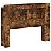Testata del letto Rovere Fumo Legno ingegnerizzato - Foto miniatura 1