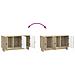 Mobile TV Rovere Sonoma 99 x 34,5 x 50 cm Legno ingegnerizzato - Foto miniatura 9