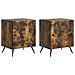 Armadio da Notte 2 pcs Rovere Fumo 43 x 34,5 x 50 cm - Foto miniatura 1