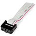 Piastra slot 16'' (40 cm) da seriale maschio 9 pin a header scheda madre 10 pin - Foto miniatura 2