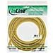 cavo patch per rete dati lan cat. 5e, 2x rj45, schermatura futp, colore giallo, 20m - Foto miniatura 2