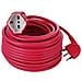 01572 Prolunga Giardino 20 Mt Spina 16a E Presa Polivalente (schuko + 10/16a) Adatta Per Elettrodomestici Da Giardinaggio - Sezione Cavo 3g1,5 Mm² - Foto miniatura 2