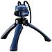 Cavalletto Treppiede Kaleido Gaia Altezza Max. 27 cm Nero / Blu  - Foto miniatura 1