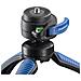 Cavalletto Treppiede Kaleido Gaia Altezza Max. 27 cm Nero / Blu  - Foto miniatura 2