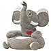 Poltrona in Peluche per Bambini Elefante Grigio - Foto miniatura 1
