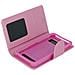 Custodia Portafoglio Fancy Style Per Smartphone Taglia Xxl - Rosa Champagne - Foto miniatura 2