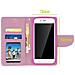 Custodia Portafoglio Fancy Style Per Smartphone Taglia Xxl - Rosa Champagne - Foto miniatura 3