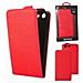 Custodia Flip Verticale Slim Pelle Per Wiko Stairway Colore Rosso Alta Qualita' Mocca Blister - Foto miniatura 1