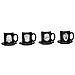Hp Emblems Espresso Ceramic Mug Set (4) Tazza - Foto miniatura 1