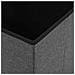 Sgabelli Pieghevoli 2 Pz In Simil Lino 38x38x38 Cm Grigio Scuro - Foto miniatura 2