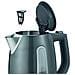 WK 9540 Bollitore elettrico, Capacità 1 Litro, Filtro anticalcare rimovibile e lavabile, Vano porta cavo, Interruttore on-off con spia luminosa, Acciaio inox, 2200 Watt - Foto miniatura 4