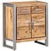 Credenza 60x35x72 Cm In Legno Di Mango Grezzo - Foto miniatura 1