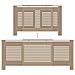 Copertura per Radiatore in MDF 205 cm - Foto miniatura 5
