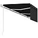 Tenda da Sole Retrattile Automatica con Parasole 6x3m Antracite - Foto miniatura 3