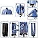 Stiracamicie Stira Asciuga In Automatico Camicie Polo Pantaloni Jeans Rinfresca E Sanifica Abiti Tessuti Stirasciugatore 4 In 1 Ferro Verticale 3 Programmi A++ Made In Italy Garanzia10anni Sa04 ECO INOX - Foto miniatura 3