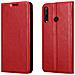 Cadorabo Custodia Compatibile Con Honor 9c In Rosso Mela - Coperchio Protettiva Con Chiusura Magnetica, Funzione Stand E Tasca Per Le Carte - Foto miniatura 8