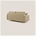 Megan Divano Letto Matrimoniale In Microfibra Smacchiabile T11 Beige - Foto miniatura 3