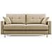Megan Divano Letto Matrimoniale In Microfibra Smacchiabile T11 Beige - Foto miniatura 8