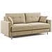 Megan Divano Letto Matrimoniale In Microfibra Smacchiabile T11 Beige - Foto miniatura 10