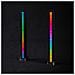 Luci Led Rgb Da Scrivania Gaming Controllo Sonoro Due Pezzi 64 Led Ricaricabili Usb C - Foto miniatura 7