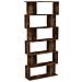 Libreria /divisorio Rovere Fumo 80x24x192cm In Legno Multistrato - Foto miniatura 2