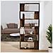 Libreria /divisorio Rovere Fumo 80x24x192cm In Legno Multistrato - Foto miniatura 3