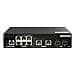 Switch di Rete QSW-M2106PR-2S2T Gestito L2 10G Ethernet (100/1000/10000) Power over Ethernet (PoE) 1U Nero - Foto miniatura 2