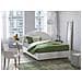 Letto Matrimoniale Giulia, Letto Contenitore Con Rivestimento In Tessuto, 100% Made In Italy, Apertura Frontale, Adatto Per Materasso Cm 160x200, Bianco - Foto miniatura 3