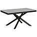 Tavolo Allungabile 90x160/264 Cm Famas Evolution Telaio Antracite - Cemento - Foto miniatura 6