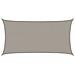Vela Parasole 160 G /m Rettangolare Grigio Chiaro 2,5x4,5m Hdpe - Foto miniatura 1