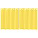 Tende In Voile Con Occhielli 2 Pz Giallo - Foto miniatura 2