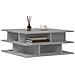 Tavolino Da Salotto Grigio Cemento 70x70x29cm Legno Multistrato - Foto miniatura 3