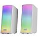 Marsgaming Msrgb2, Bluetooth 5.3 15w, Dsp, Rgb, Total Mesh, Control Box, Jack 3.5mm E Usb, Bianco - Foto miniatura 1