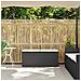 Panca da Giardino con Cuscino Nera 110x40x44 cm in Polyrattan - Foto miniatura 3