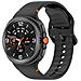 Cinturino In Silicone Per Samsung Galaxy Watch 8 Black - Foto miniatura 4