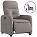 Poltrona Elettrica Reclinabile Tortora in Tessuto - Foto miniatura 1