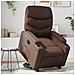 Poltrona Alzapersona Reclinabile Marrone in Similpelle - Foto miniatura 2