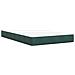 Giroletto a Molle con Materasso Verde Scuro 120x190 cm Velluto - Foto miniatura 6
