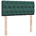 Giroletto a Molle con Materasso Verde Scuro 120x190 cm Velluto - Foto miniatura 8