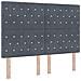 Letto Box Spring con Materasso & Panca Grigio Scuro 160x200 cm Velluto - Foto miniatura 7