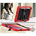 Custodia Per Ipad 9/8/7 10.2"" Con Supporto E Alloggiamento Per Stilo Rosso - Foto miniatura 3
